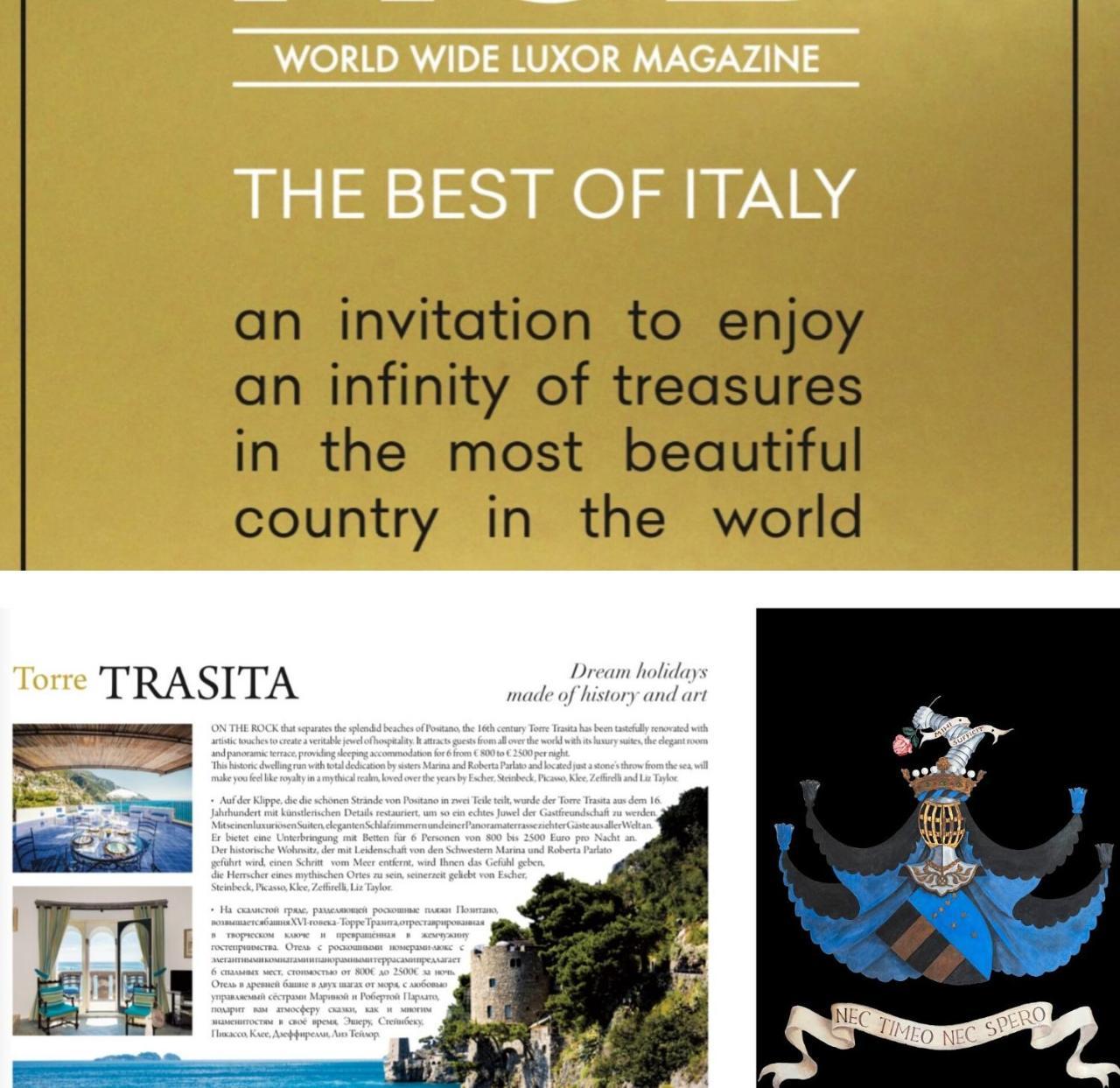 Villa Torre Trasita Luxury Suites Positano Eksteriør bilde
